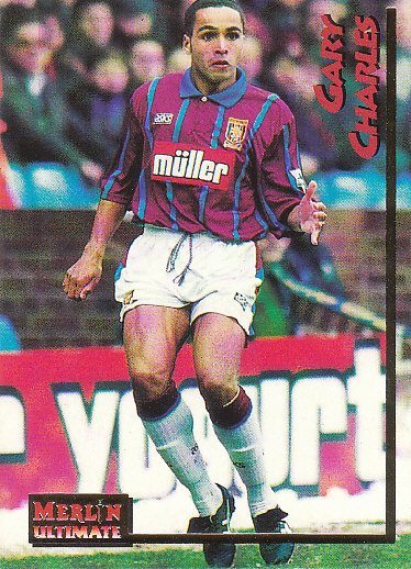 Gary Charles Aston Villa 1995/96 Merlin Ultimate #23